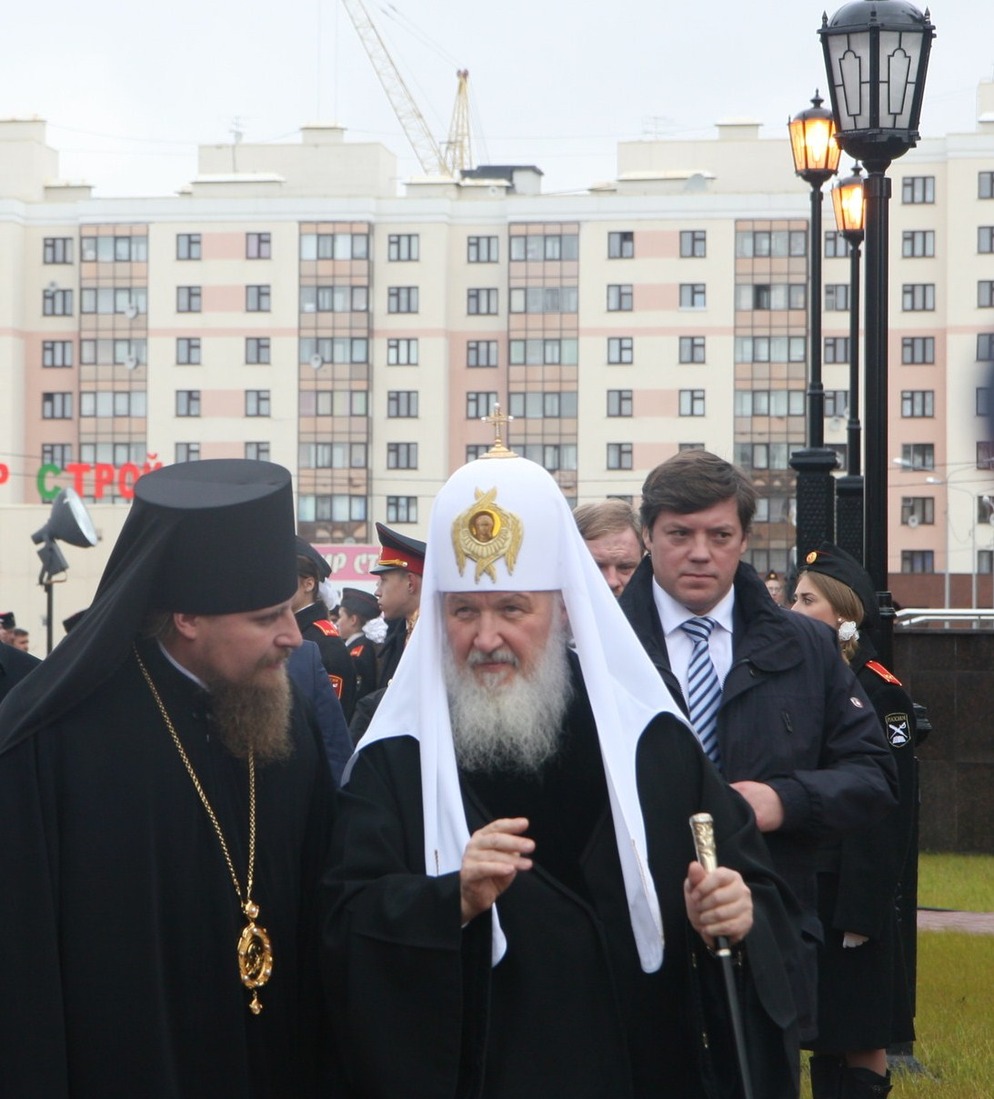 Патриарх Московский и Всея Руси Кирилл в Новом Уренгое