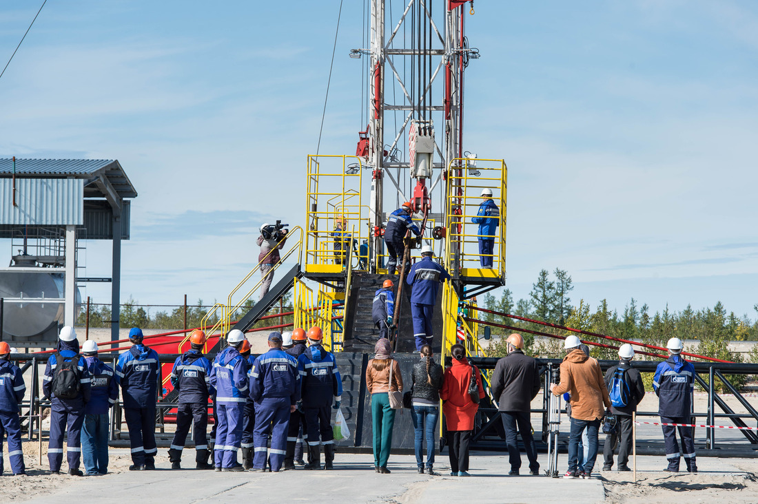 Самыми зрелищными моментами конкурса зрители признали  работу бригад капремонта на подъемной установке