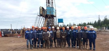 Специалисты Вуктыльского филиала ООО "Газпром подземремонт Уренгой" на Ковыктинском месторождении